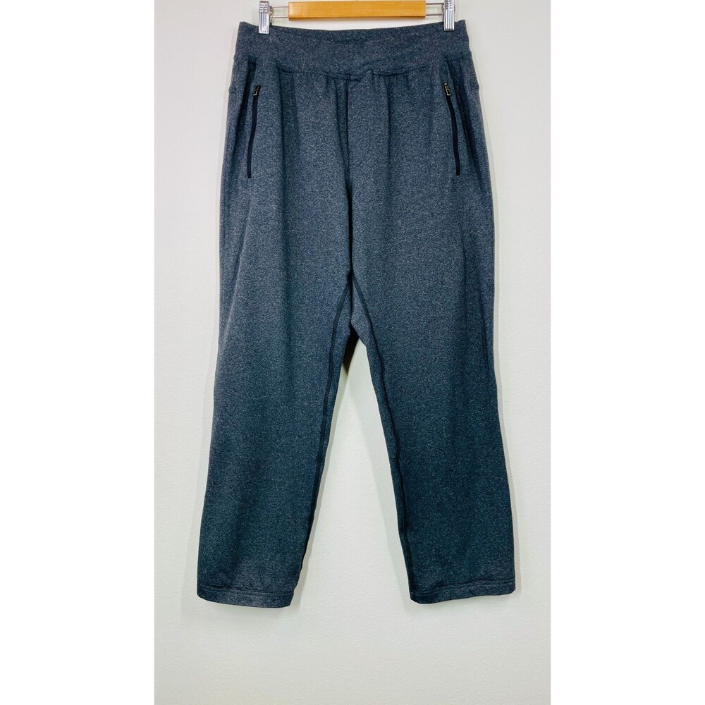 Mens Lululemon Anti-Gravity Sweatpants Large Dark Gray Charcoal Drawstring Mens